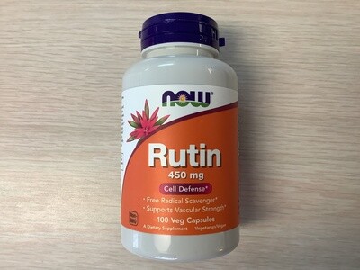 NOW RUTIN 450 MG 100 VCAPS