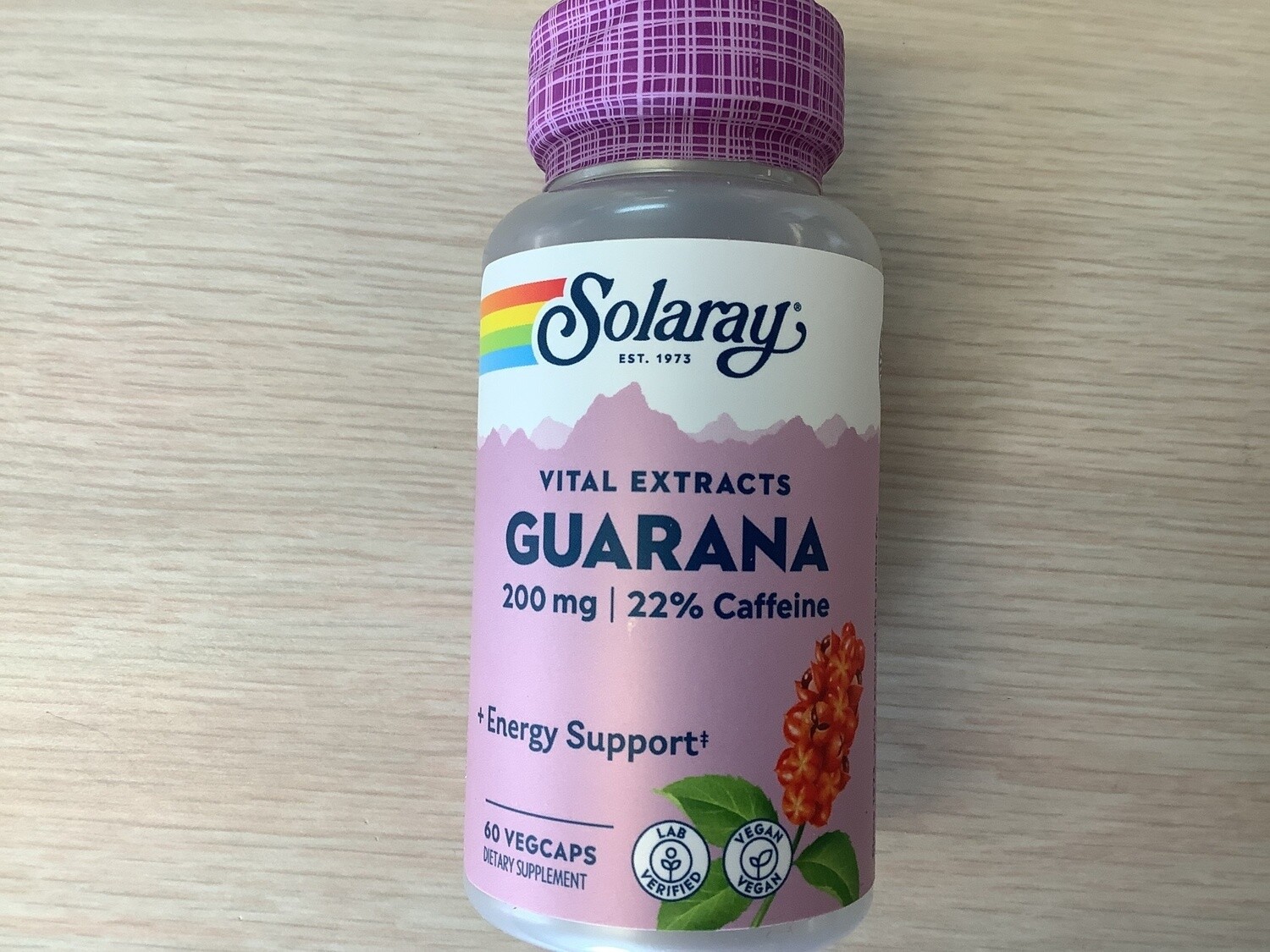 SOLARAY Guarana Seed 400 mg 100 vcaps