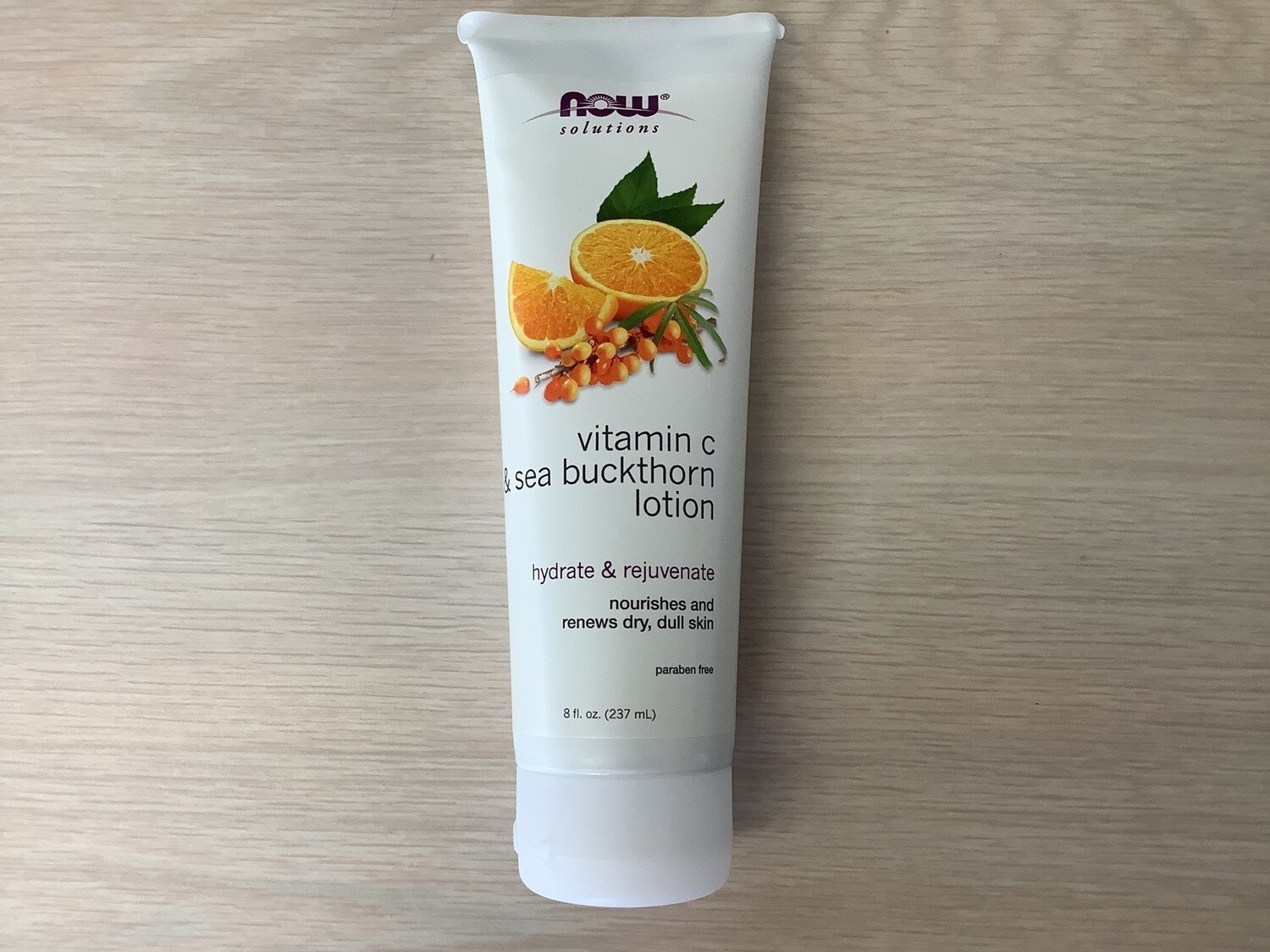 NOW VITAMIN C &amp; SEA BUCKTHORN BODY LOTION 8 OZ