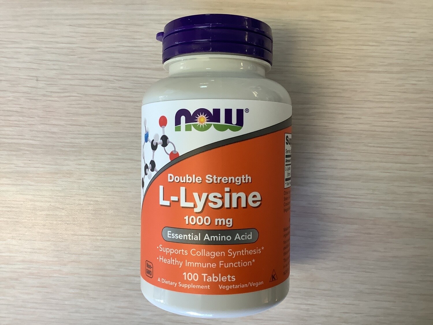 NOW L-LYSINE 1000mg 100 TABS