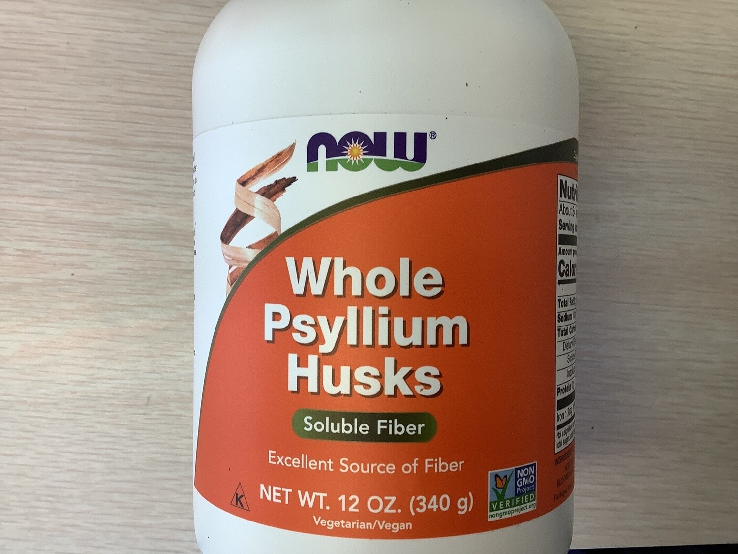 NOW PSYLLIUM HUSK WHOLE 12 OZ