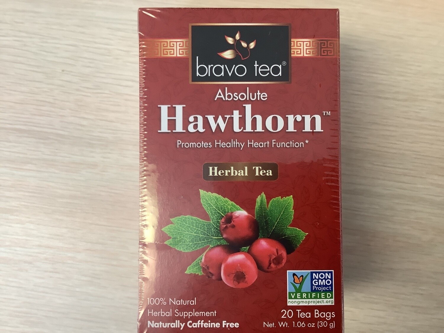 BRAVO TEA HAWTHORN HERBAL TEA 20 ct