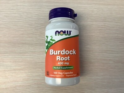 NOW BURDOCK ROOT 430mg 100 VCAPS