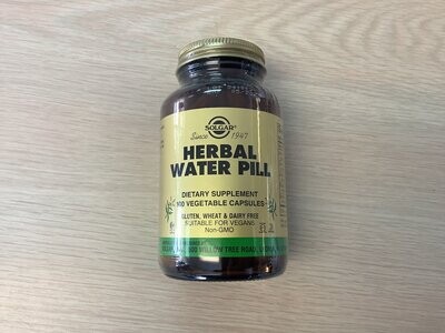 SOLGAR Natural Herbal (Diuretic) Water Pill Vegetable Capsules 100