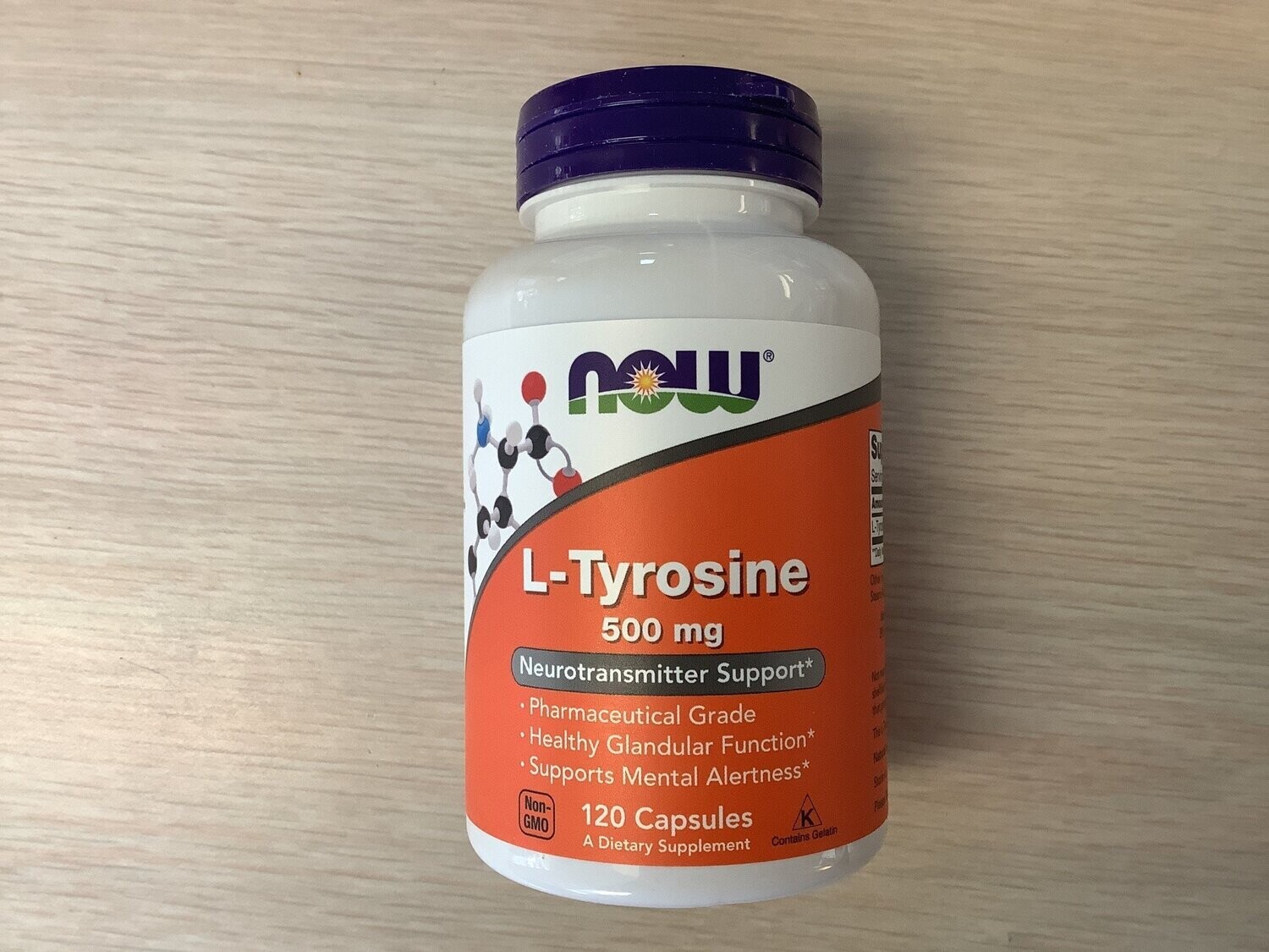 NOW L-TYROSINE 500mg 120 CAPS
