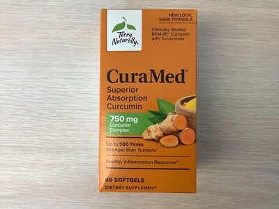TERRY NATURALLY CURCUMIN CuraMed 750 mg 60 softgels