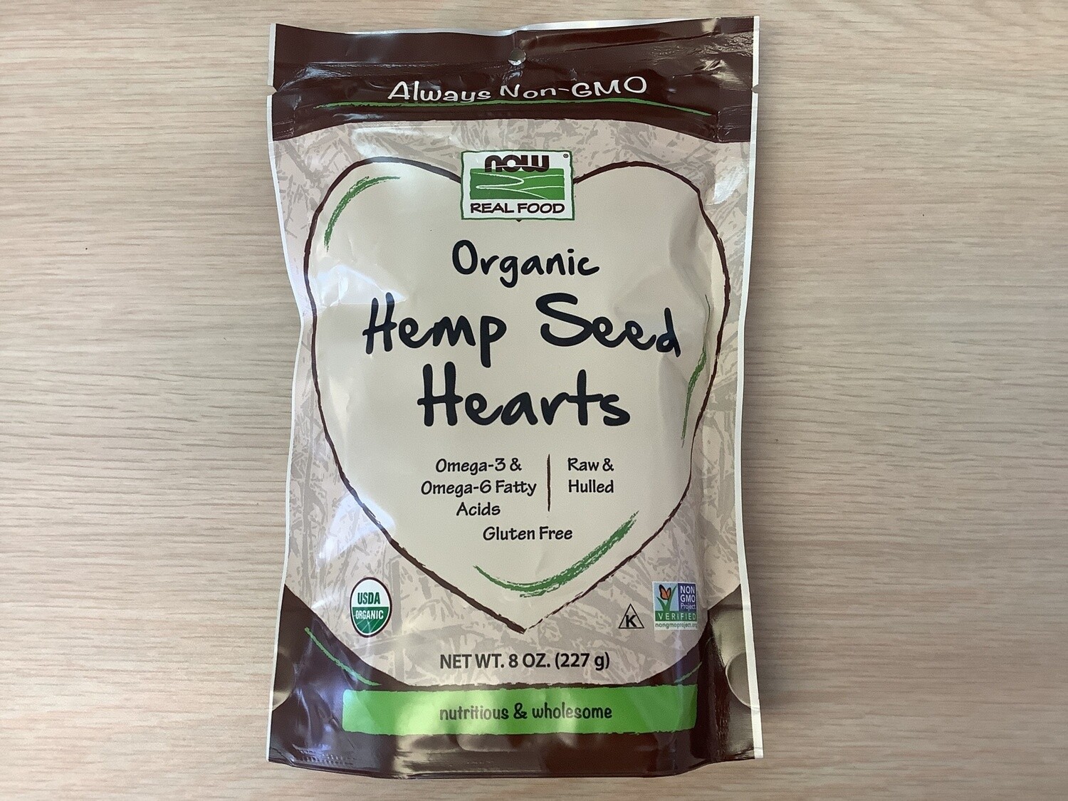 NOW HEMP SEED HEARTS ORG 8 OZ