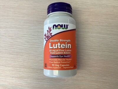 NOW LUTEIN 20 MG (FROM ESTERS) 90 VCAPS