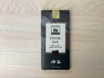 ENDANGERED SPECIES CHOCOLATE BLACK PANTHER DARK 88% COCOA BAR 3 OZ single