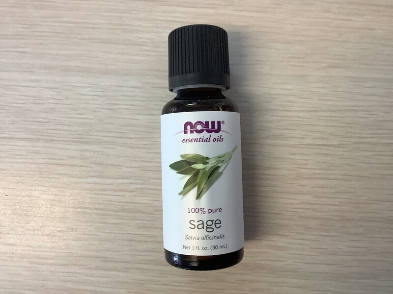 NOW SAGE ESSENTIAL OIL 1 OZ