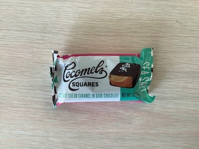 COCOMELS CARMELS SEA SALT CHOCOLATE COVERED 1 OZ