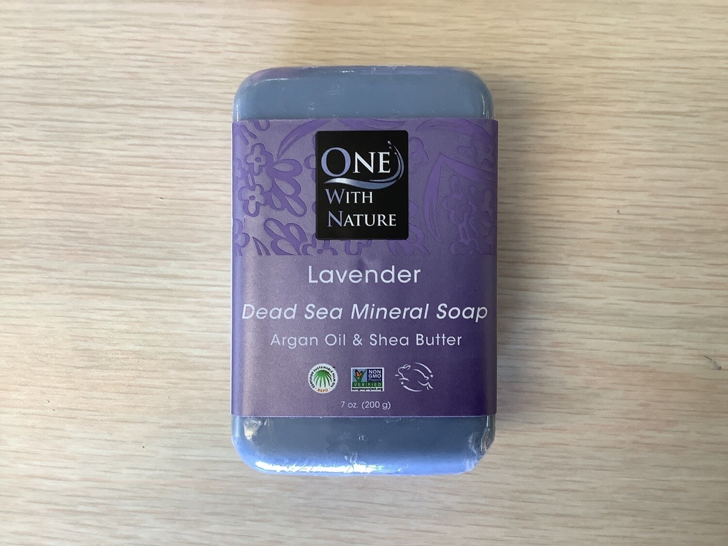 ONE WITH NATURE SOAP BAR LAVENDER 7 OZ