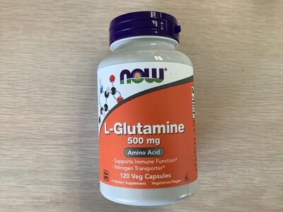NOW L-GLUTAMINE 500mg 120 VCAPS