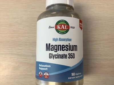KAL Magnesium Glycinate 350 160 VCaps