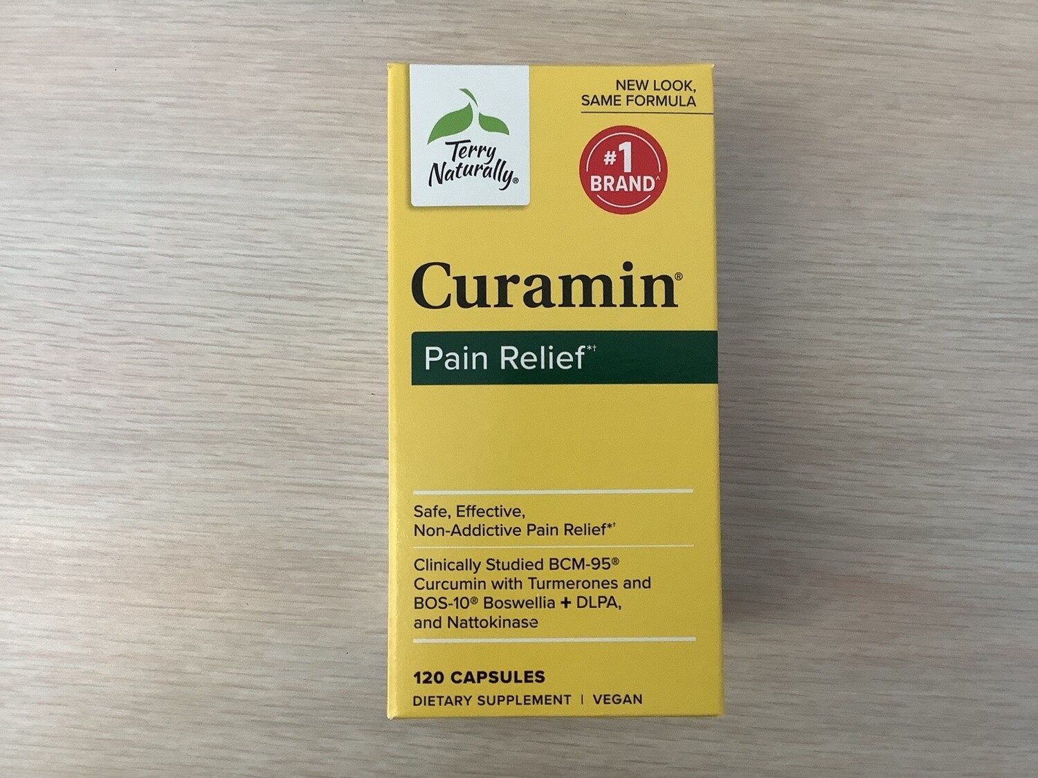 TERRY NATURALLY Curamin PAIN RELIEF 120 vcaps