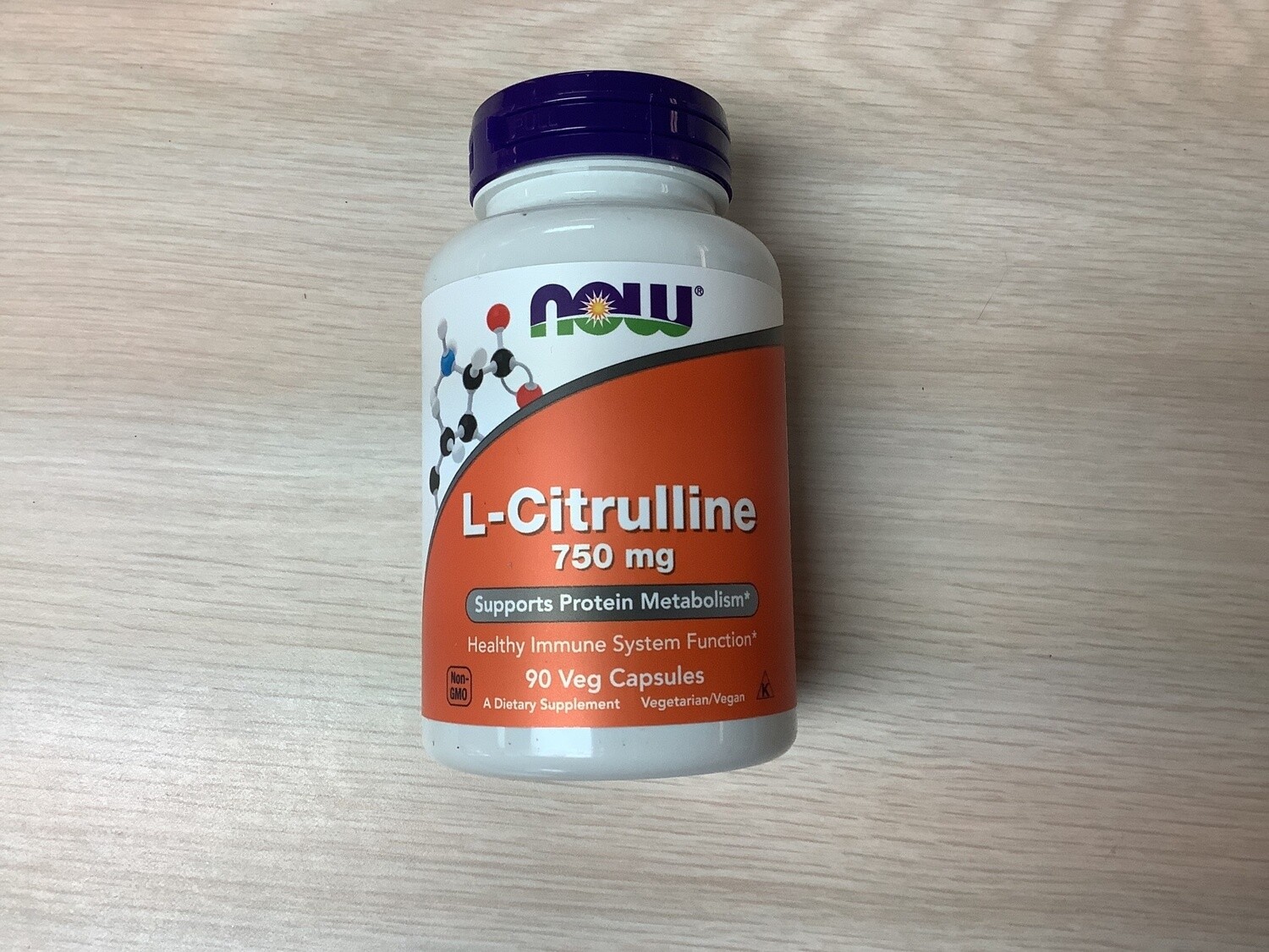 NOW L-CITRULLINE 750MG  90 VCAPS