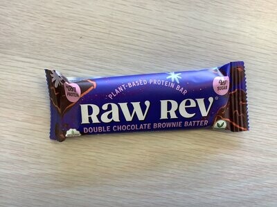 RAW REV GLO BAR DOUBLE CHOCOLATE BROWNIE BATTER single