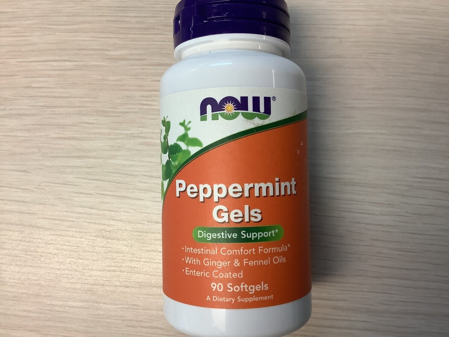 NOW PEPPERMINT GELS 90 SGELS ENTRIC