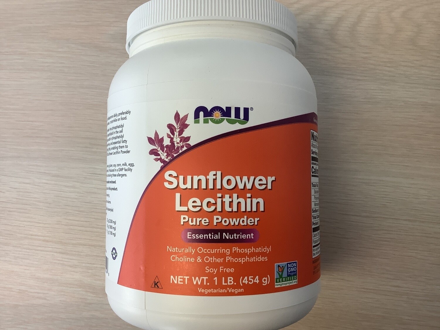 NOW SUNFLOWER LECITHIN POWDER 1 LB