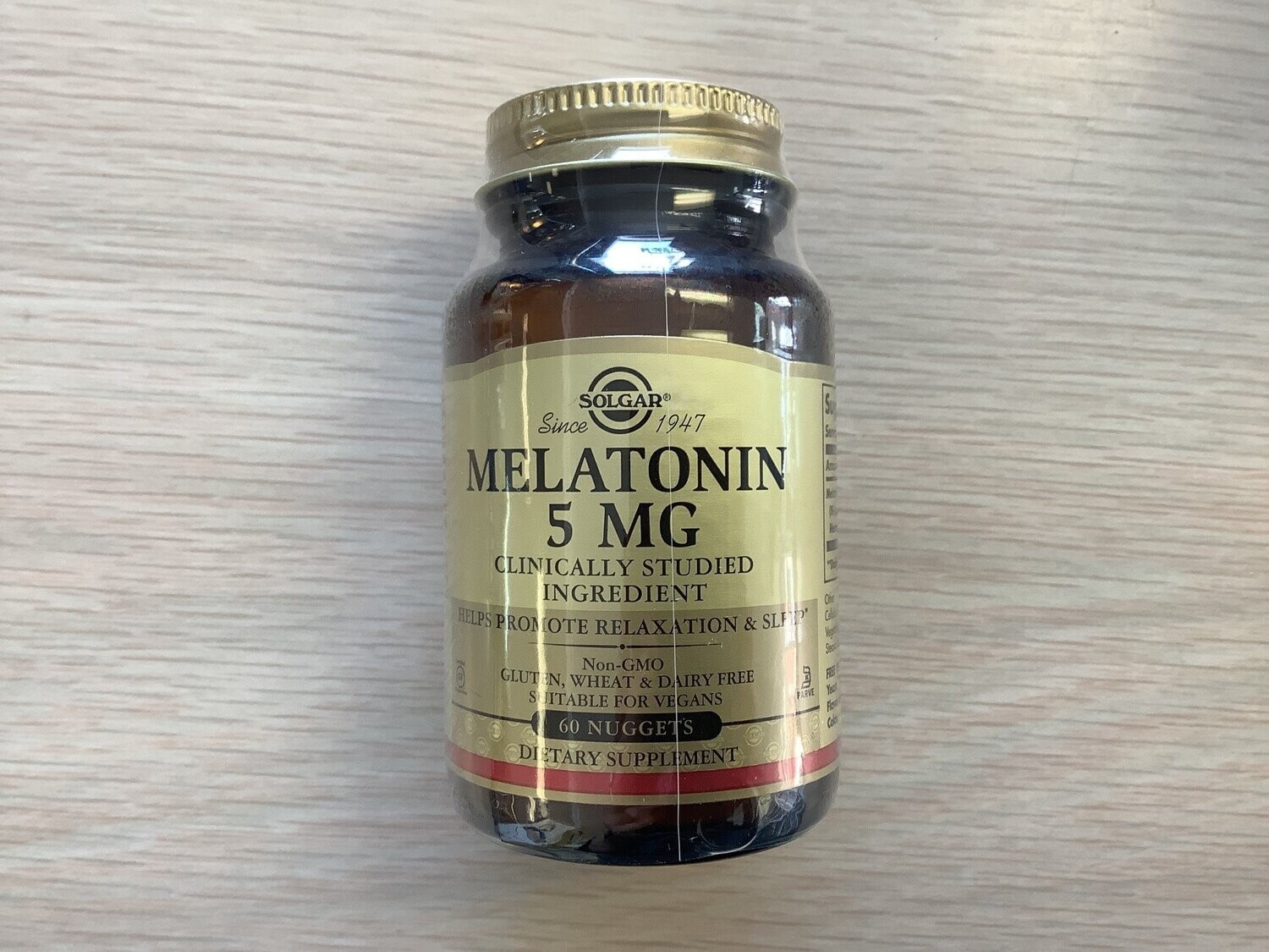 SOLGAR Melatonin 5 mg Nuggets 60 cnt