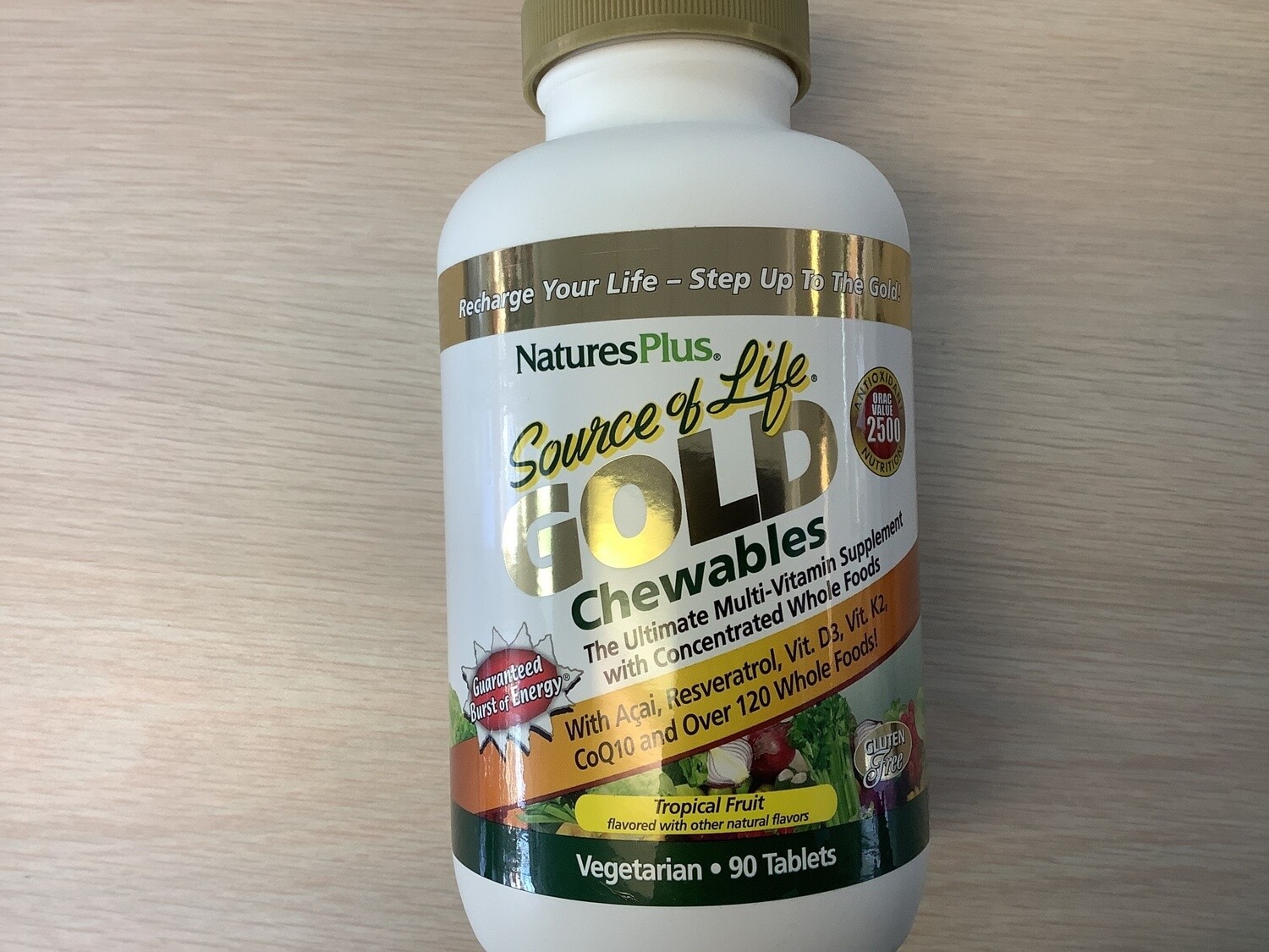 NATURES PLUS SOURCE OF LIFE GOLD CHEWABLE 90