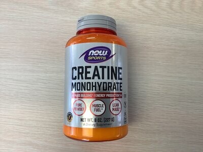 NOW CREATINE POWDER 8 OZ