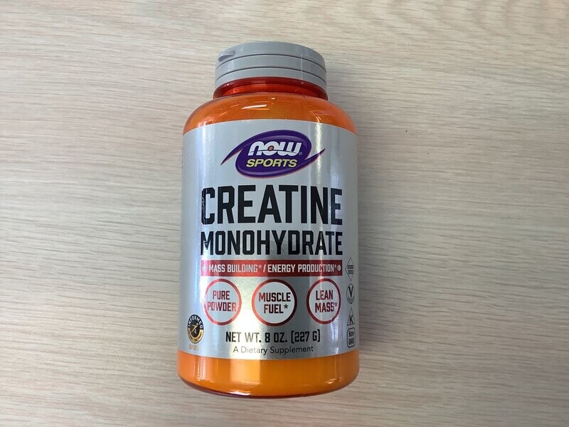 NOW CREATINE POWDER 8 OZ