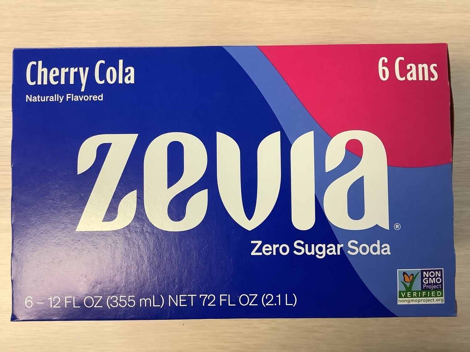 ZEVIA SODA CHERRY COLA 12 OZ 6-PACK
