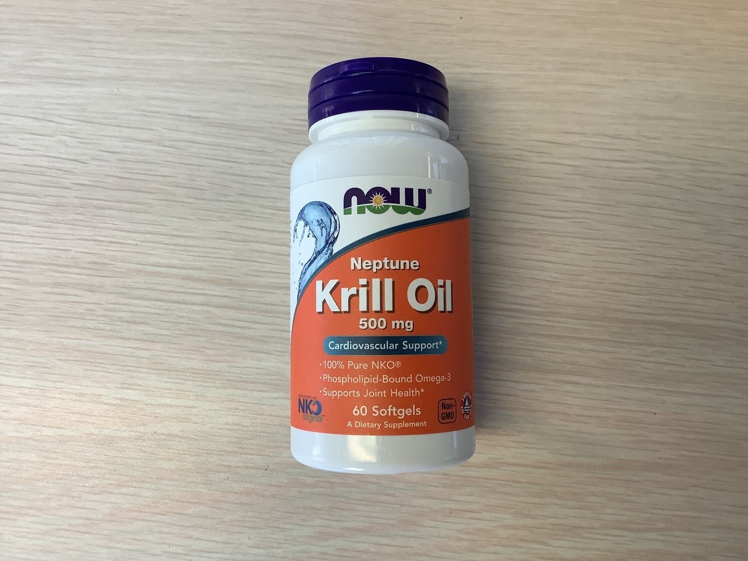 NOW KRILL OIL NEPTUNE 500MG 60 SGELS