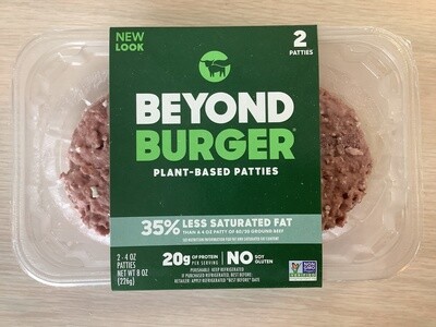 BEYOND MEAT PLANT-BASED BURGER 8 OZ (2 - 1/4 LB PATTIES) FROZEN