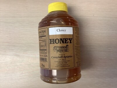 CAMPBELL APIARIES 32 OZ CLOVER HONEY (LOCAL)