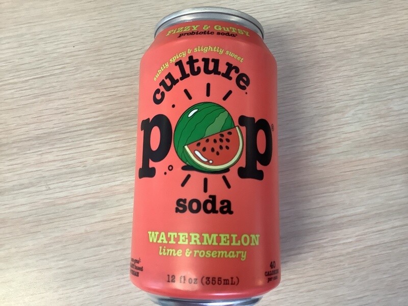 CULTURE POP PROBIOTIC SODA WATERMELON 12 OZ single