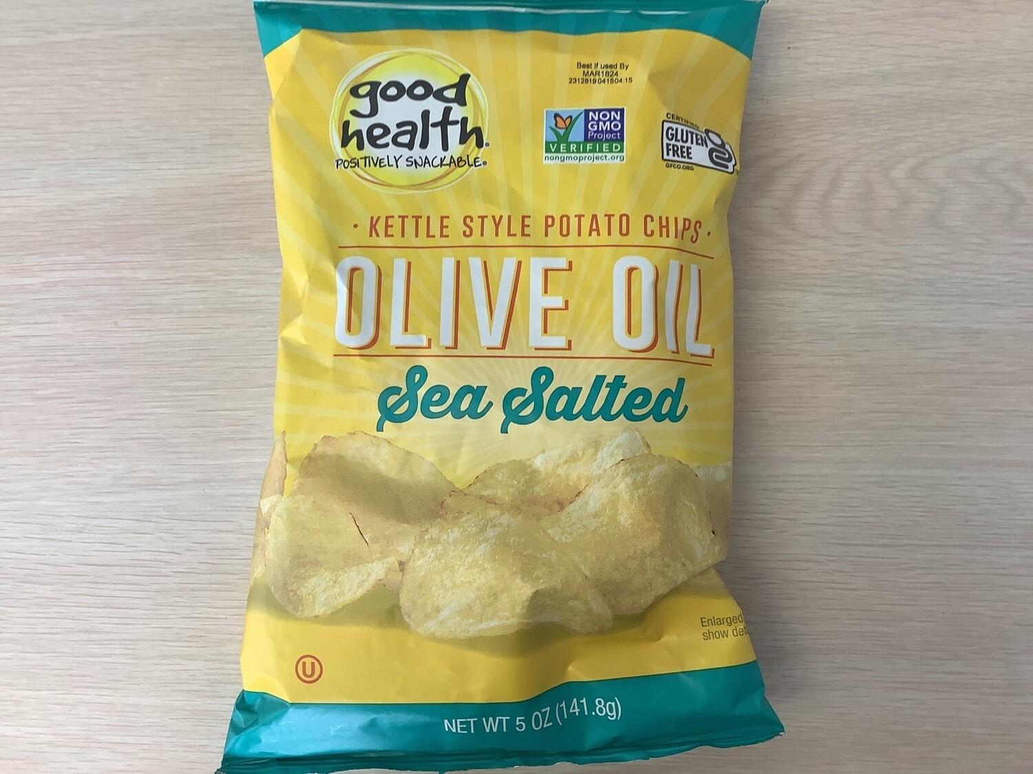 GOOD HEALTH POTATO CHIP OLIVE OIL SEA SALT 5 OZ
