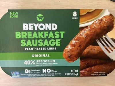 BEYOND MEAT BREAKFAST SAUSAGE LINKS 8.3 OZ FROZEN single