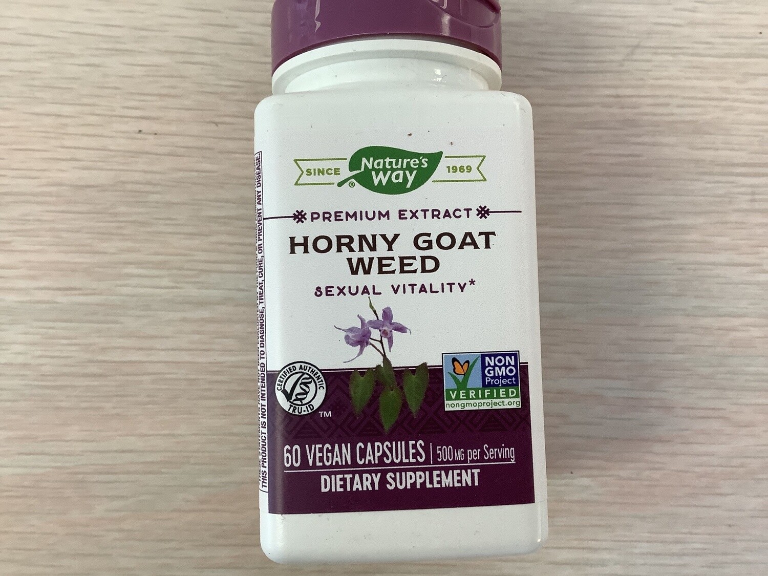 NATURES WAY  Horny Goat Weed 60 vegan caps