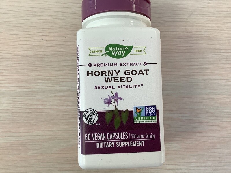 NATURES WAY  Horny Goat Weed 60 vegan caps