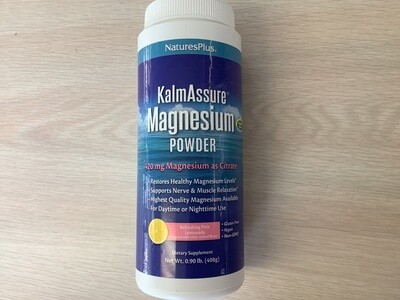 NATURES PLUS KALMASSURE PINK LEMONADE MAGNESIUM CITRATE POWDER .9 LB