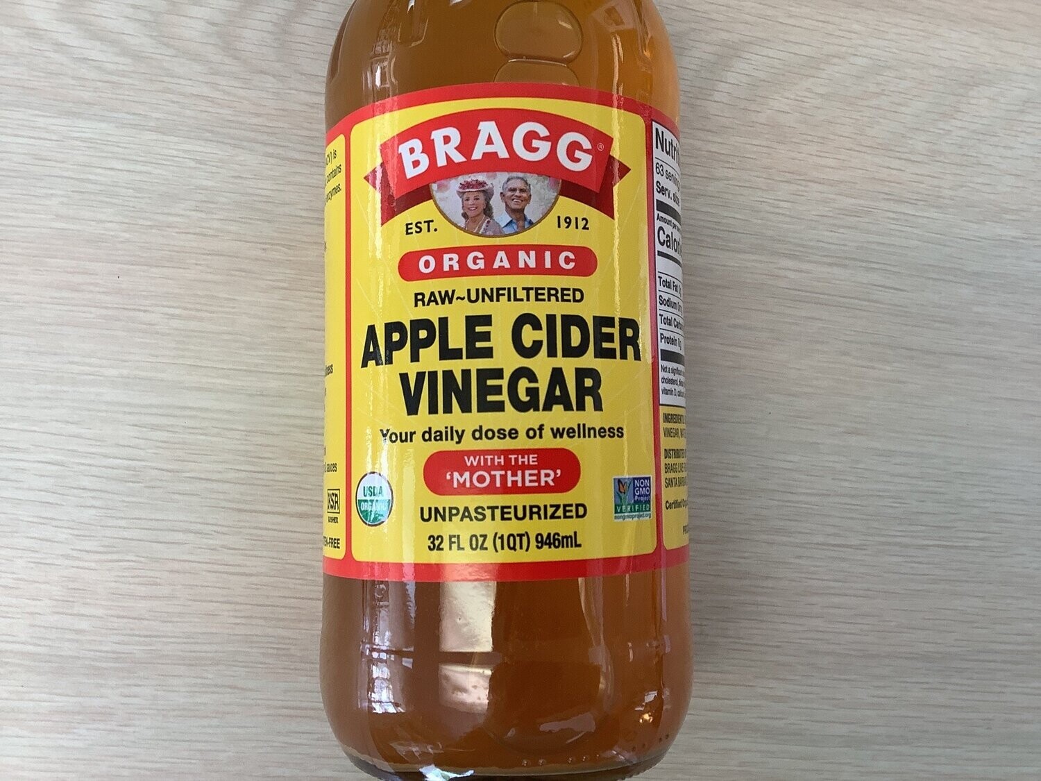 BRAGG VINEGAR APPLE CIDER UNFILTERED ORGANIC 32 OZ