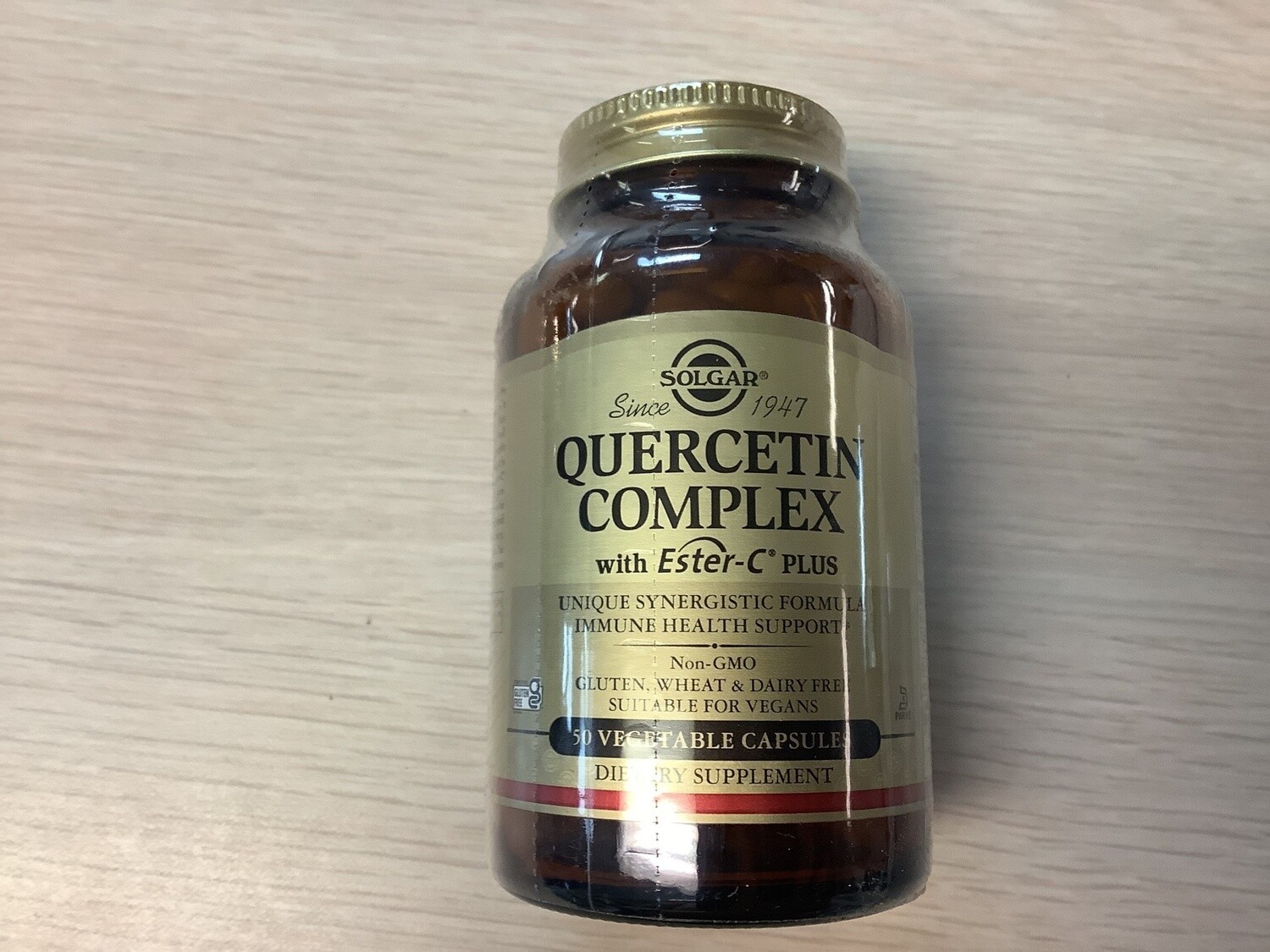 SOLGAR Quercetin Complex with Ester-C Plus Vegetable Capsules 50