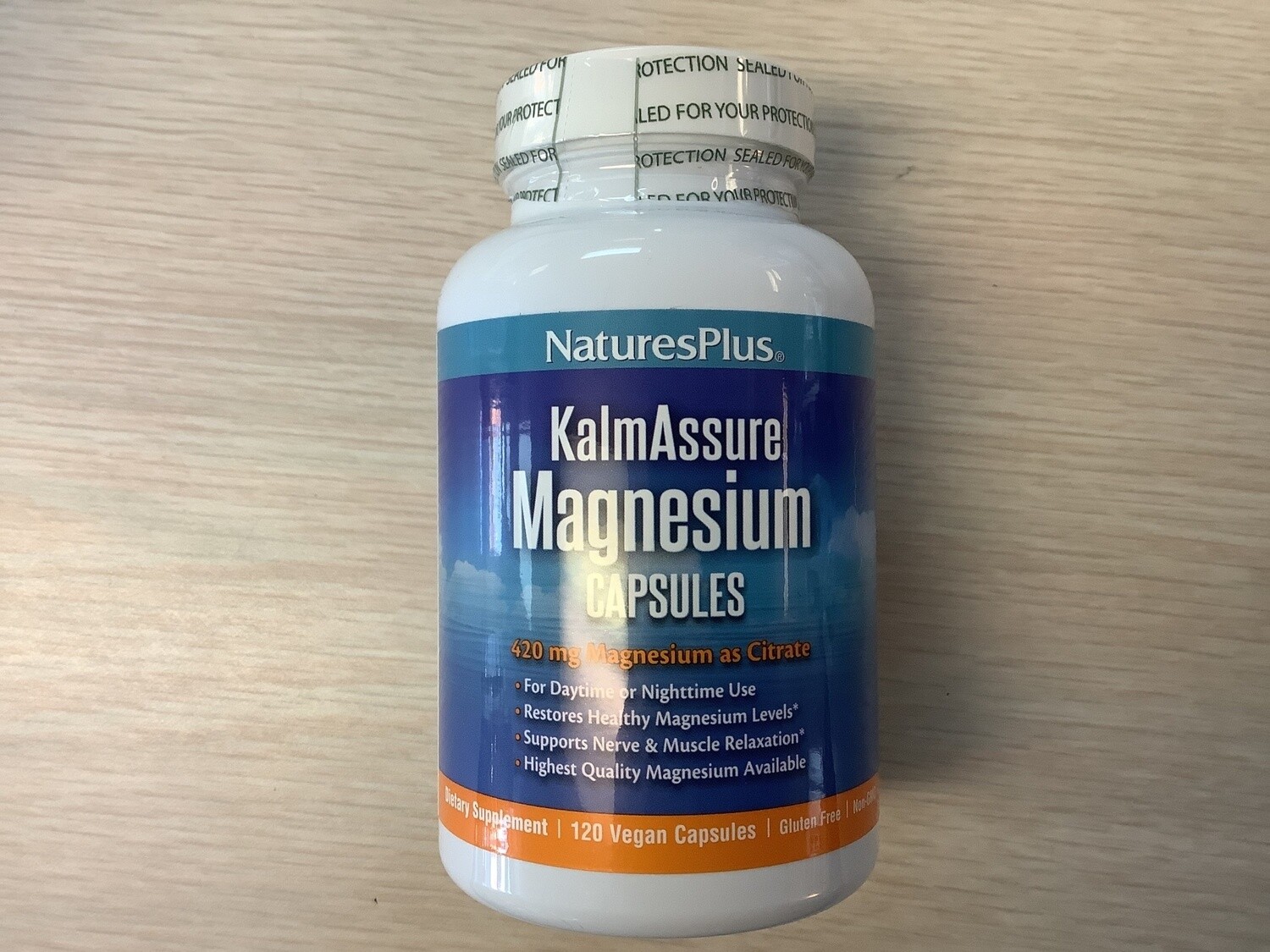 NATURES PLUS KALMASSURE MAGNESIUM CITRATE 120 VCAP