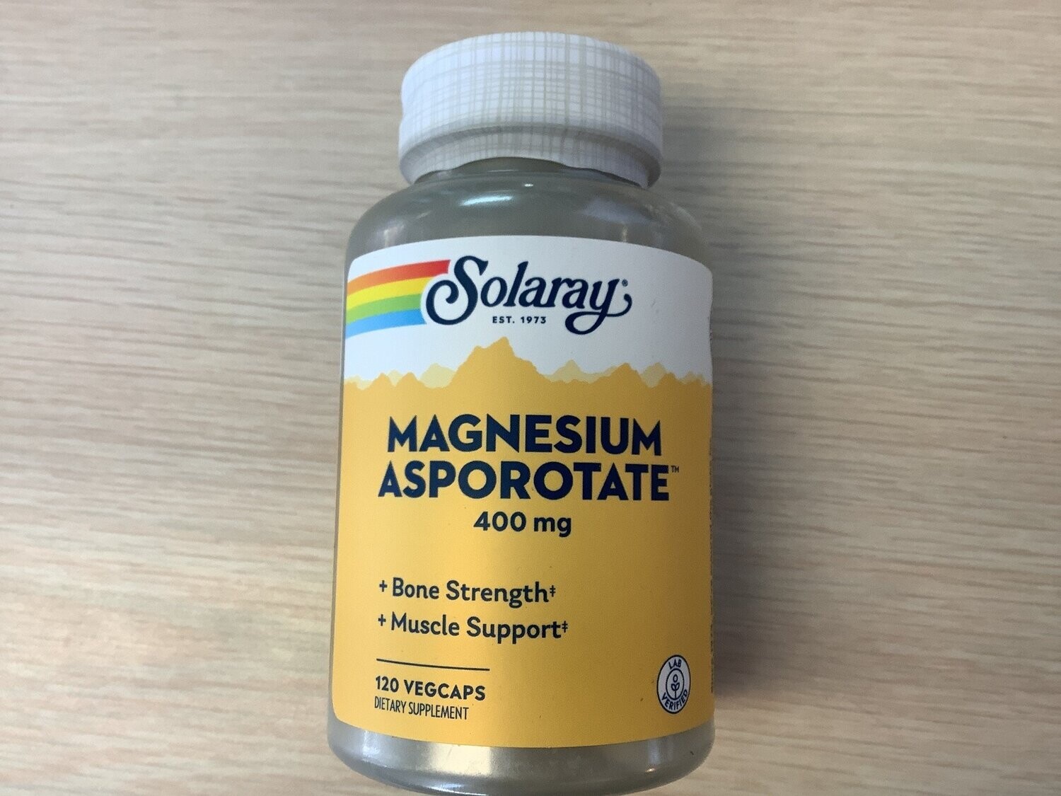 SOLARAY Magnesium Asporotate 400 mg 120 vcaps