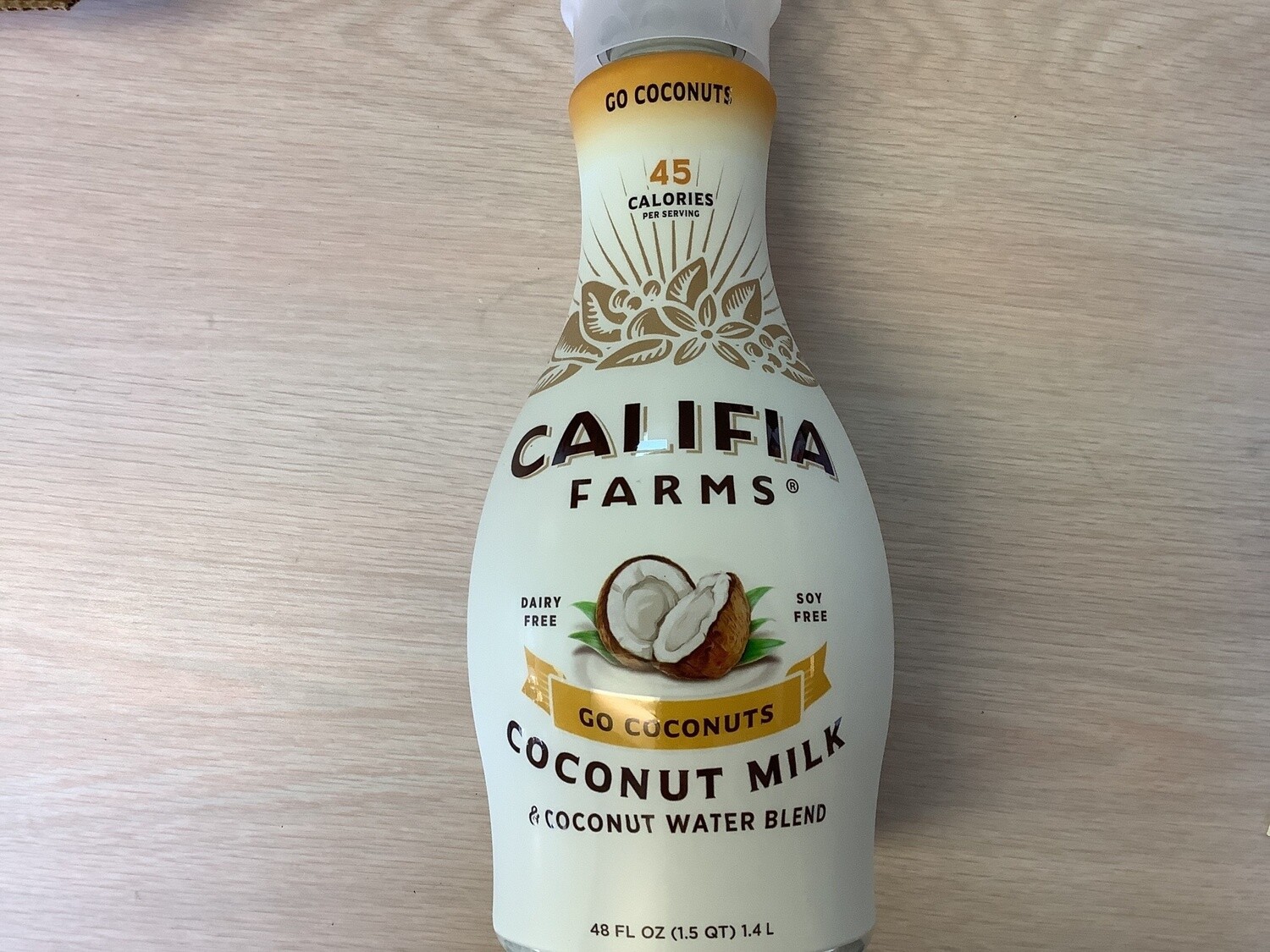 CALIFIA GO COCONUT MILK &amp; WATER 48 FO REFRIGERATED