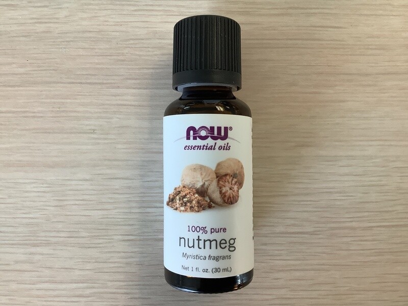 NOW NUTMEG ESSENTIAL OIL 1 OZ