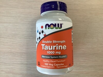 NOW TAURINE 1000mg 100 VCAPS