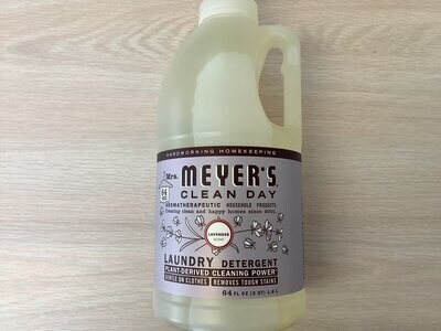 MRS MEYERS LAUNDRY DETERGENT LAVENDER 64 OZ