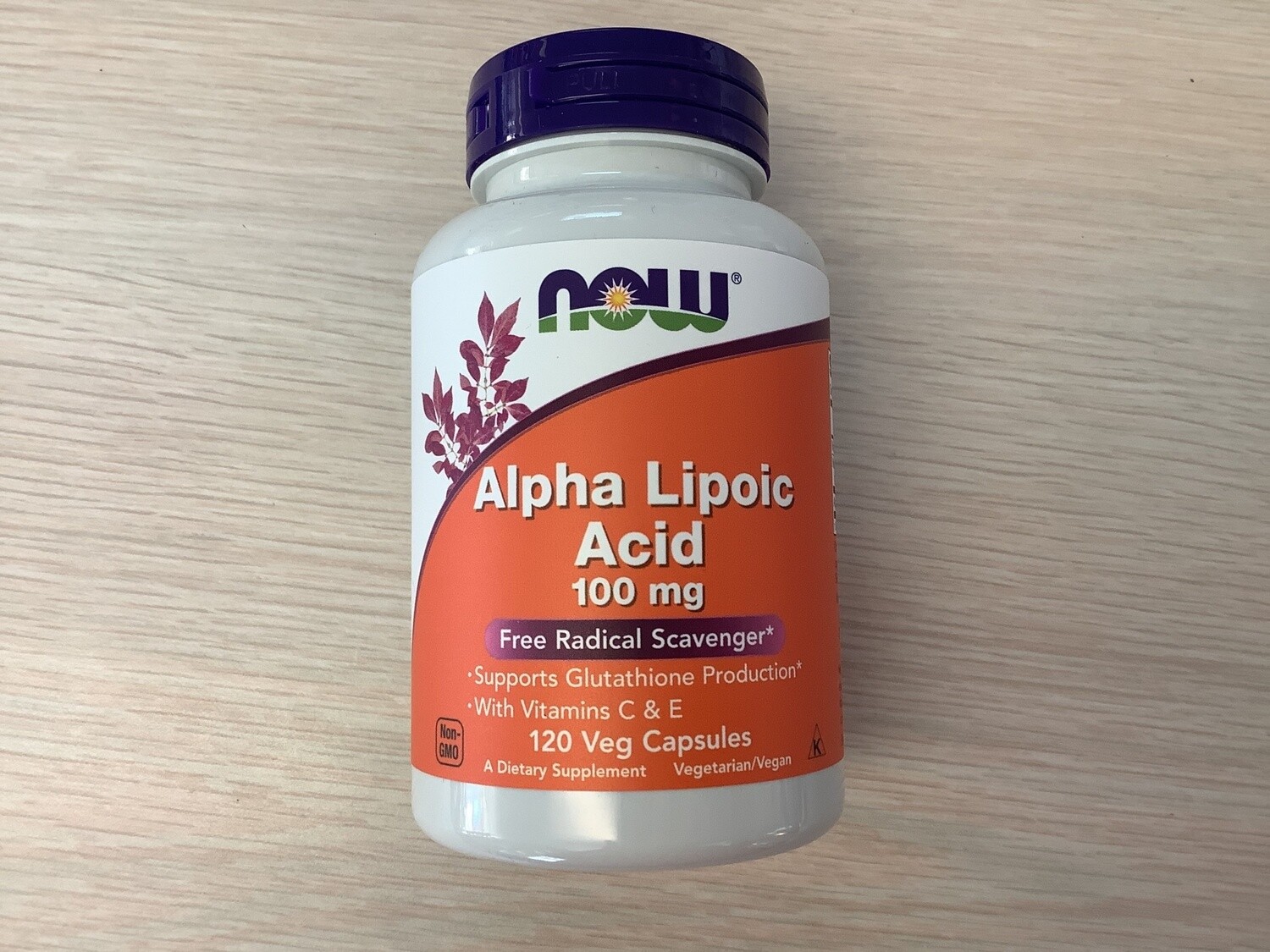 NOW ALPHA LIPOIC ACID 100mg 120 VCAPS
