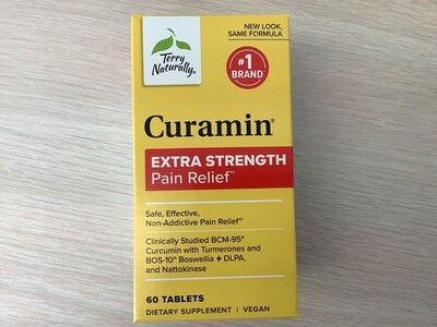 TERRY NATURALLY Curamin PAIN RELIEF Extra Strength 60 tabs