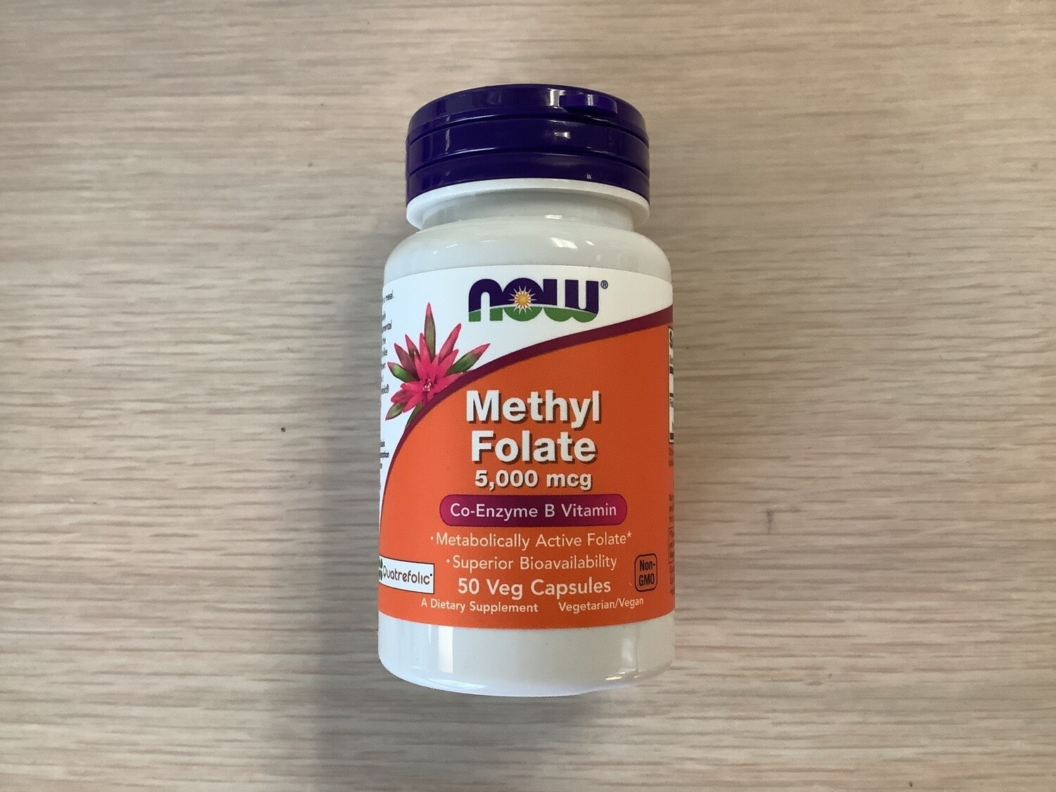 NOW VITAMIN METHYL FOLATE (B-9) 5,000 mcg  50 VCAPS