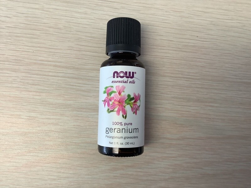 NOW GERANIUM ESSENTIAL OIL 1 OZ