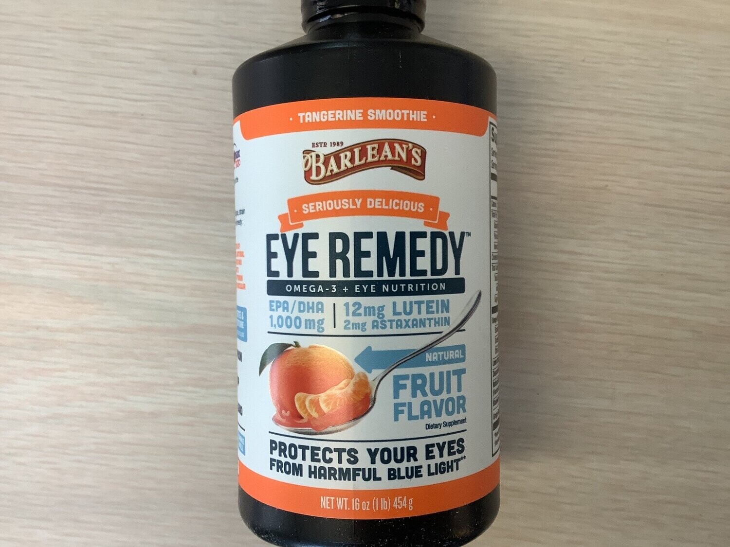 BARLEANS Eye Remedy Tangerine Smoothie Swirl 16 oz